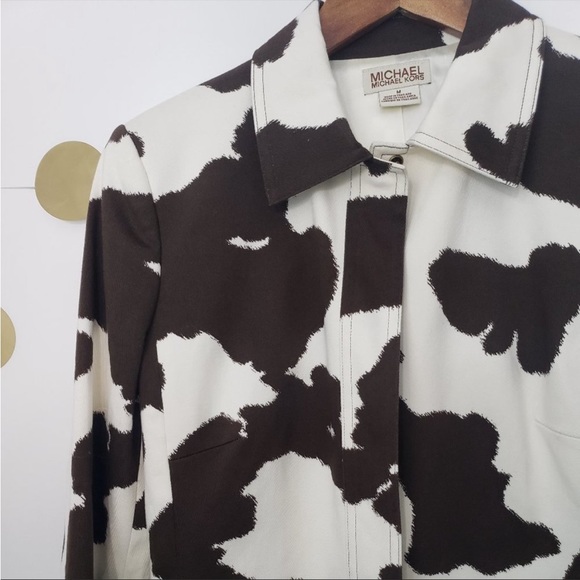 Michael Kors Cowprint Blazer NWOT - Picture 2 of 8